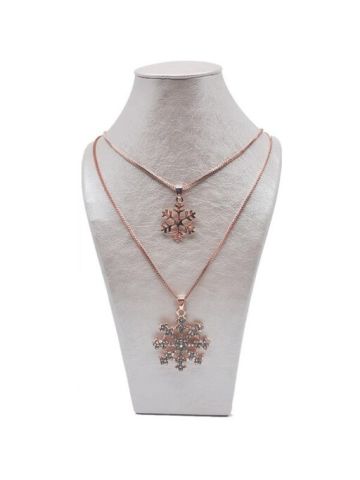 Blink Flowers Necklace For Women Gold