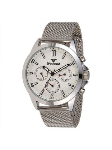 Spectrum Blue Stainless Steel Chronograph Wrist Watch, 25156M-2