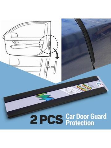 LP Car Door Edge Guard Protection Buffer Black Color 2 Pcs