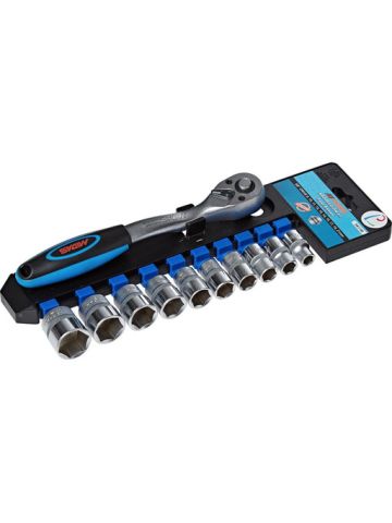 Midas 11 Piece Professional Socket Wrench Tool Set Taiwan