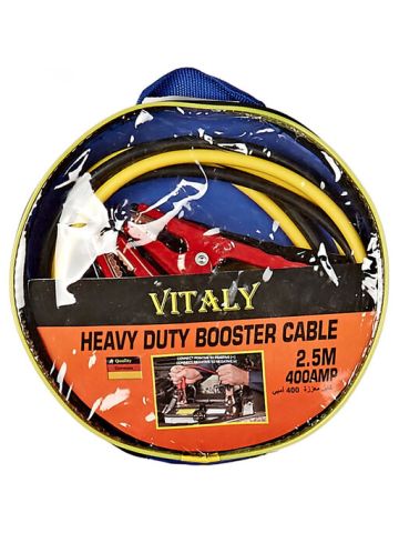 Vitaly Vi-Bc-400 Heavy Duty 2.5 Meter Battery Booster Cable, 400 Amp