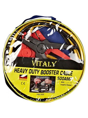 Vitaly Vi-Bc-500 Heavy Duty 2.5 Meter Battery Booster Cable, 500 Amp