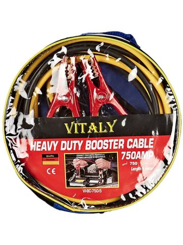 Vitaly Vi-Bc-750 Heavy Duty 5 Meter Battery Booster Cable, 750 Amp