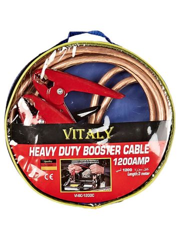 Vitaly Vi-Bc-1200 Heavy Duty 3 Meter Battery Booster Cable, 1200 Amp