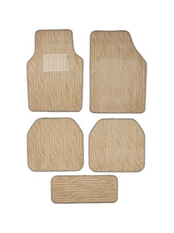 Vitaly 374, 5 Piece Set Of Heavy Duty Car Floor Mats - Beige