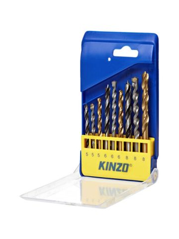 Kinzo 9 Pieces Combination Drill Bits Set