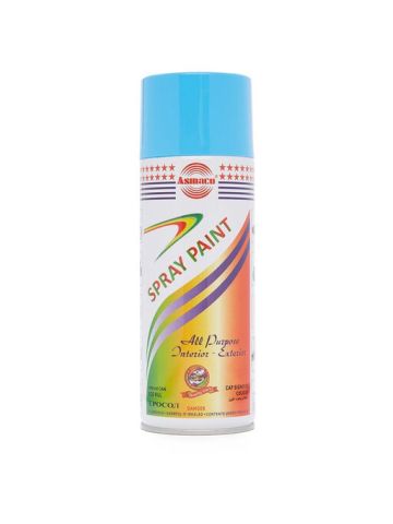 Asmaco All Purpose Interior And Exterior Spray Paint, Light Blue