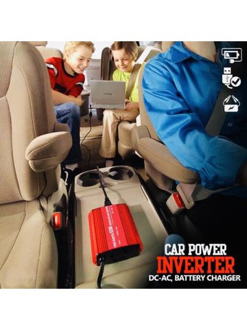 LP 800W Car Power Inverter Dc-Ac, Battery Charger, External Battery