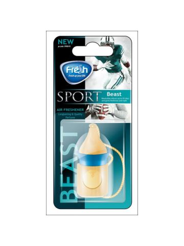 Fresh Way Premium Car Wood Air Freshener Beast