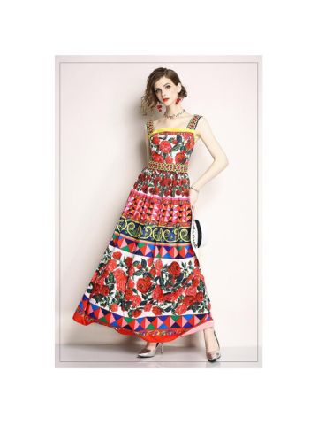 Y&D Summer Dresses, Printed Dresses, Beach Skirts