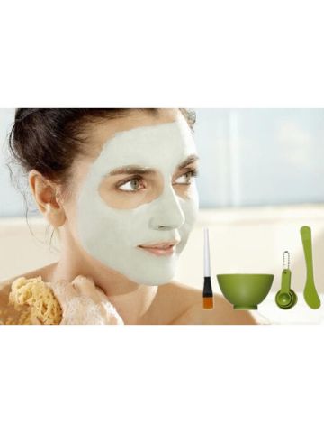 DIY Mask Beauty Props 4 Set Mask Stick + Mask Bowl + Mask Brush + Gauge