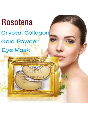 Rosotena Crystal Collagen Gold Powder Eye Mask For Puffy & Baggy Eyes