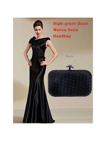 New Designer Women’s Fashion Handbag Clutch, Black JX-0157 A24K