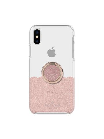 Kate Spade New York Gift Set Ring Stand & Protective Hardshell Case For iPhone XS/X