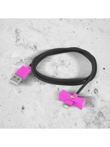 Kate Spade New York Bow Charge Sync Cable Captive Lightning
