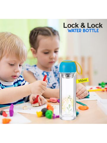 Lock & Lock Natural Glass Water Bottle 350ml