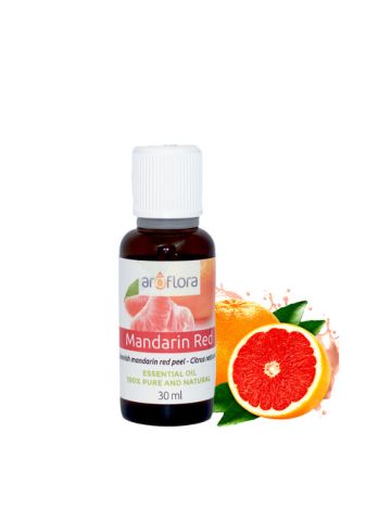 InnoBiz Red Mandarin Essential Oil 100% Natural, Uncut, Undeterpenated, Glass Bottle, Dropper , 30ml