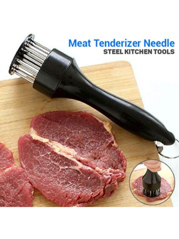 New Meat Meat Tenderizer Needle with Stainless Steel Kitchen Tools Bk