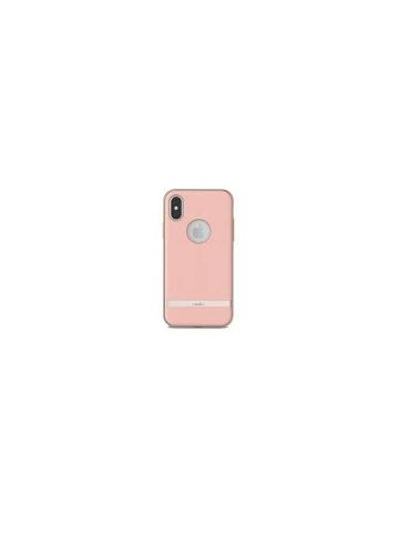 Moshi Vesta Case for iPhone XS/X, Military Grade Drop Tested, Resists Dirt and Scratches, Wireless Charging Pink