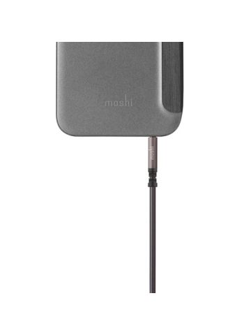 Moshi Mini Stereo Auxiliary Audio Cable 3.5mm Black
