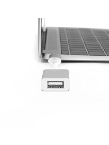 Moshi USB-C To USB Adapter, Silver