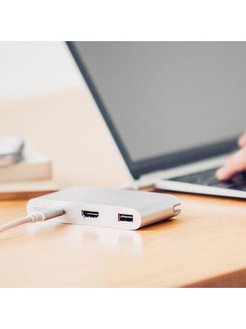 Moshi USB-C To Multiport Adapter - Silver