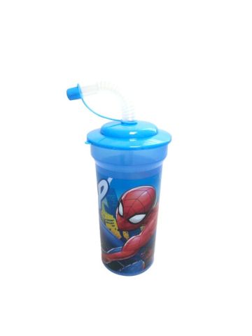 Marvel Spiderman Tumblers With Straw MV15353-A
