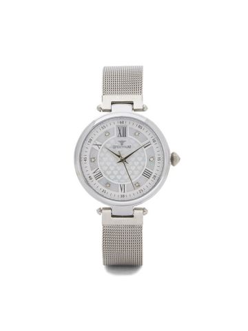 Spectrum Silver Mesh Band  Wrist Watch