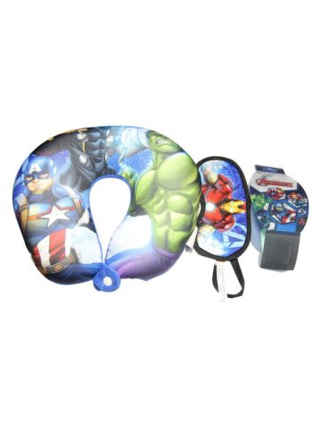 Marvel Avengers NeckRoll & Eyemask NREM-09, 28 X 28 Cm
