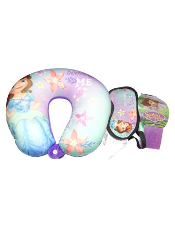 Disney Sofia NeckRoll & Eyemask NREM-10, 28 X 28 Cm