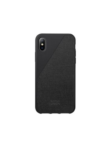 Native Union Clic Canvas Case Black For iPhone Xs/x