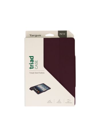 Targus IPad Air Black Cherry Triad Viewing Stand Case