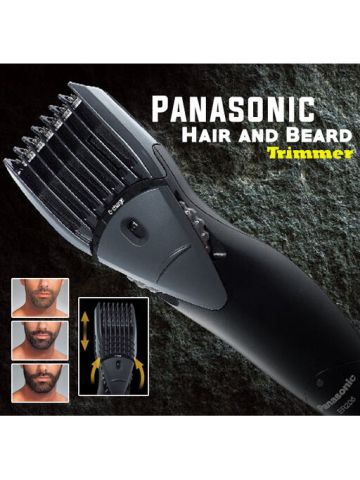 Panasonic ER206 Hair and Beard Trimmer (Black/Grey)