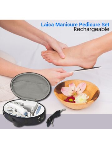Laica Manicure Pedicure Set - Rechargeable MD6043