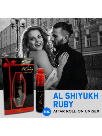 Al Shiyukh Ruby Attar Roll-On Unisex- 8ml 0028
