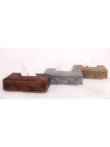 Decorative Rectangular Container Tissue Set 1Pcs