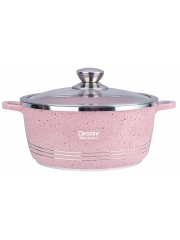 Dessini Granite Cooking Pot 36 Cm Pink