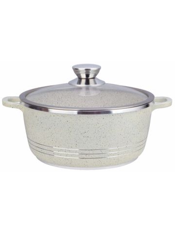 Dessini Granite Cooking Pot 36 Cm Whiite