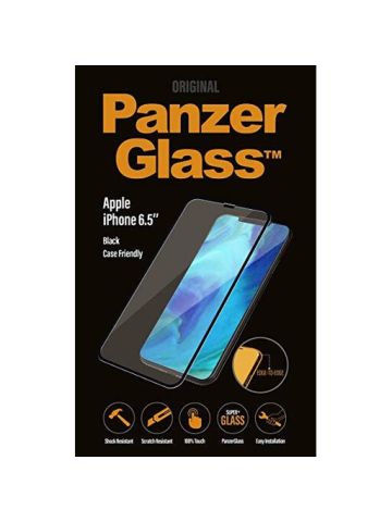Panzerglass - Black Frame Case Friendly For iPhone XS/X