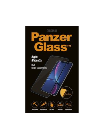Panzerglass - Edge To Edge Black For iPhone XR Privacy