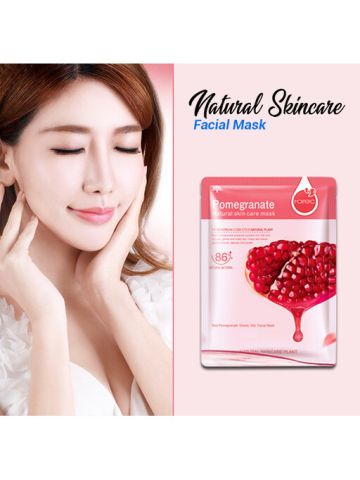 ROREC - Natural Skincare Plant Moisturizing Facial Mask, Pomegranate