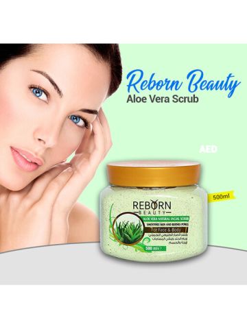 Reborn Beauty Aloe Vera Natural Facial Scrub 500ml