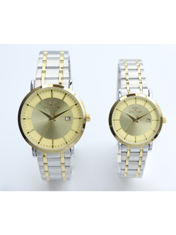 Inventor Stainless Steel Couple Two Tone Watch - 25140L-2P