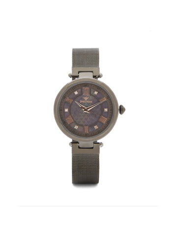 Spectrum Grey Mesh Band  Wrist Watch