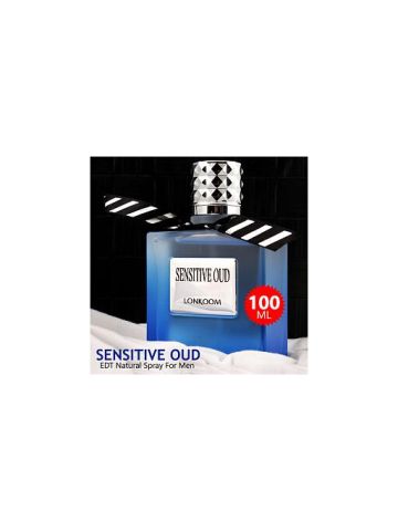 Lonkoom Sensitive Oud EDT Natural Spray For Men 100ml