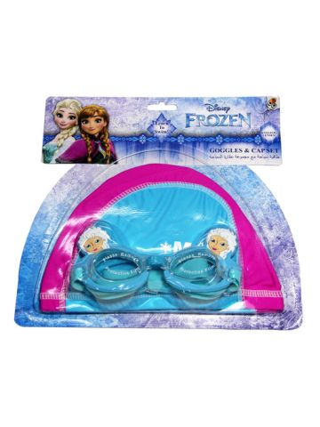Disney Frozen Swim Cap, Goggle SG-003,