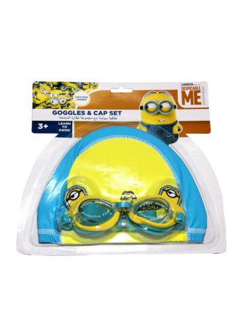 Universal Minnions Swim Cap, Goggle SG-006