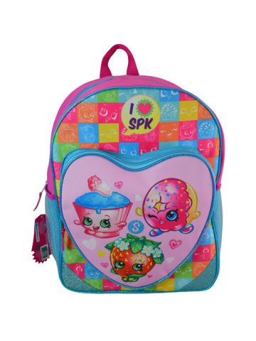 Shopkins 16  Backpack Heart Shaped Pocket