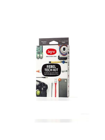 Sugru Rebel Tech Kit 4 X 5g Mixed Colours Tin Booklet Plus Sugru Remover