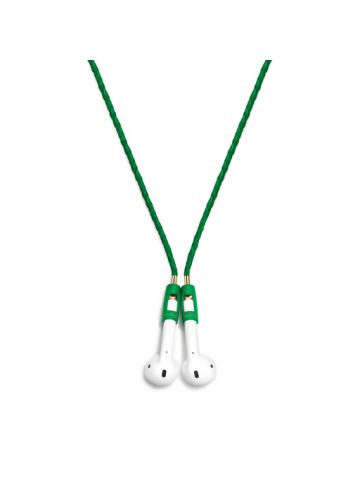 Tapper Leather Strap for Airpods Green